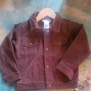 Wonderkids chocolate corduroy jacket